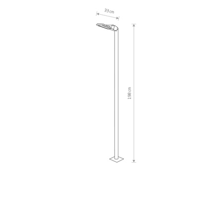 Latarnia słupek  PATHWAY LED M (9252) - Nowodvorski