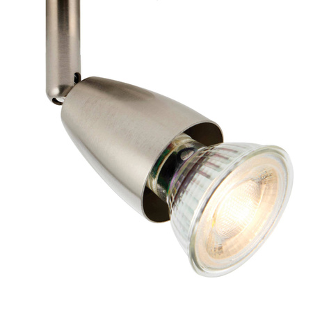 Lampa sufitowa Amalfi 4lt bar satin nickel 35W (60995) - Saxby