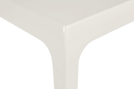 Stolik GHOST beżowy - poliwęglan (KH1501100197) - King Home