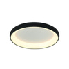 CEILING LIGHT 50W 3000K ALUMINUM & ACRYLIC DIMMABLE MATT BLACK (2048 Zambelis) - Zambelis