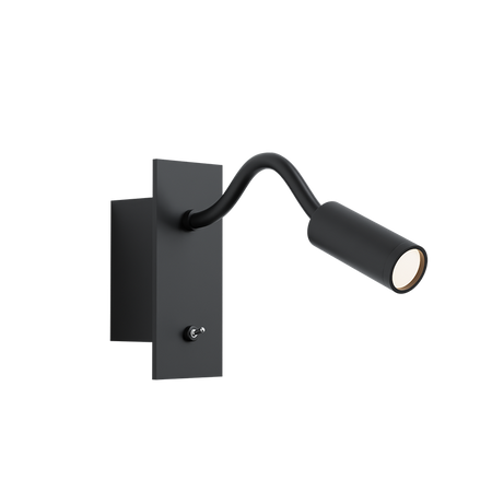RECESSED READING LIGHT LED 3W BLACK (H69 Zambelis) - Zambelis