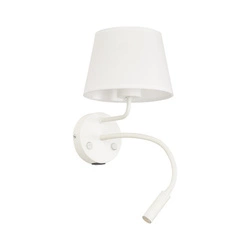 MAJA WHITE KINKIET + USB (10204) - TK Lighting