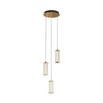 Lampa wisząca CALLY 3 (MD3147-3A-3GT) - Zuma Line