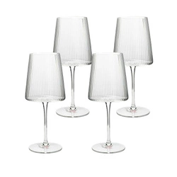 KARE komplet 4 kieliszków do wina RIFFLE  760 ml (53269) - Kare Design