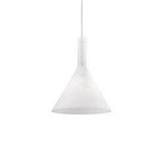Biała lampa wisząca COCKTAIL SP1 mała (074337) Ideal Lux - żyrandol