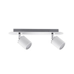Spotlight Tube IP44 max. 2x10W GU10 Biały/Chrom 230V Metal (PL66718) - PAULMANN