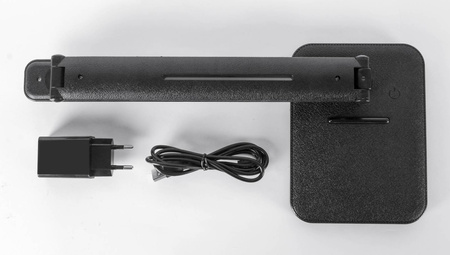 Lampa Biurkowa LED 6W CCT czarna ściemniana, przełącznikiem barwy światła (BLAUPUNKT-LBB6CCT)