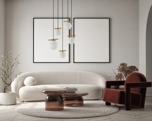 Lampa wisząca Merseta  (PND-463325A-BRO+W) - Italux