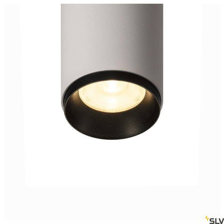 NUMINOS® PD PHASE S, wewnętrzna oprawa wisząca LED, biała/czarna 3000 K 24° (1004158) - SLV