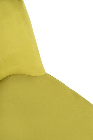 Krzesło DIEGO jasnozielone - welur, podstawa czarno złota (KH1201100122.45.LGRE) - King Home