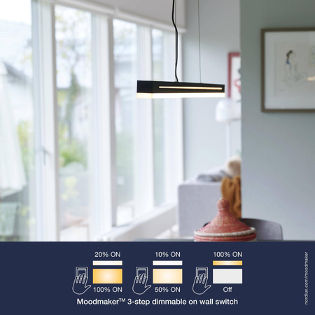 Lampa wisząca SKYLAR Nordlux LED Aluminium Czarny