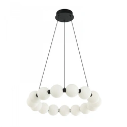 Ozdobna lampa nad stół PERLA PENDANT 60 3-STEP DIMM BK (AZ6895) Azzardo