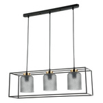 Lampa Wisząca Sinella (PND-23231-3-BK+SG) - Italux