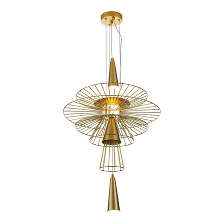 Lampa wisząca SUSSO S złota 40 cm (ST-8713P-S) - Step into Design