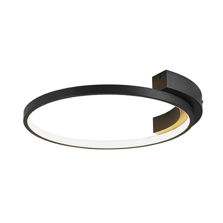 CEILING LIGHT 25W 3000K ALUMINUM&SILICON -DIMMABLE SANDY BLACK BODY (2074 Zambelis) - Zambelis