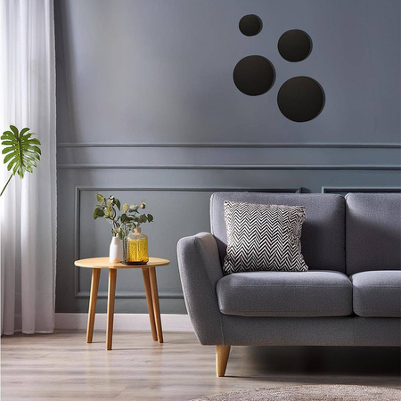 Kinkiet ze zmienną barwą Disk 18W 3CCT IP65 Czarny (ML1288) - Milagro