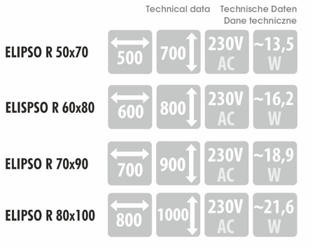 Lustro ELIPSO R - MCJ