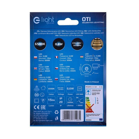 OTI Barwa Zimna 6500K (EKS1085) - Eko-Light