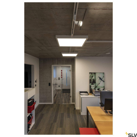 LED PANEL, 620x620, lampa sufitowa wpuszczana LED indoor, kolor biały 3000K UGR<19 (1003073) - SLV