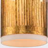 Lampa wisząca Sawgrass - 1 źródło światła - Płatkowe złoto (QN-SAWGRASS-MP-DG-O) - Quintiesse