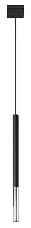 Lampa wisząca MOZAICA 1 czarny/chrom (SL.0885) - Sollux