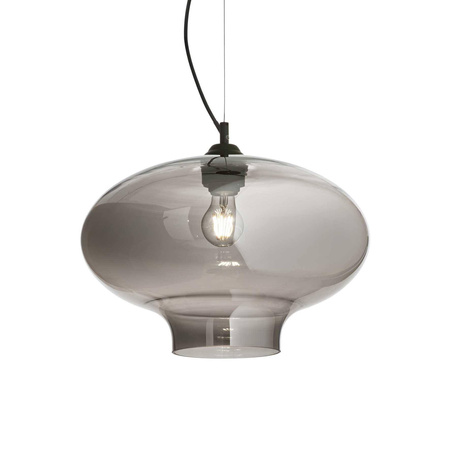 Lampa wisząca Bistro kol. przydymione szkło (120904) Ideal Lux - żyrandol