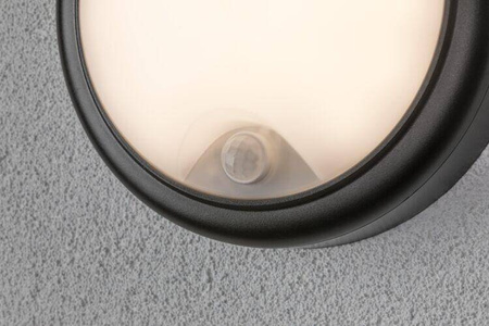 Oprawa elewacyjna IKOSEA LED 4.4W 350lm czujnik ruchu 3000K 230V antracyt / tworzywo sztuczne (PL94187) - PAULMANN