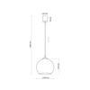 Lampa wisząca VENEZIA CHROM (5740) - TK Lighting