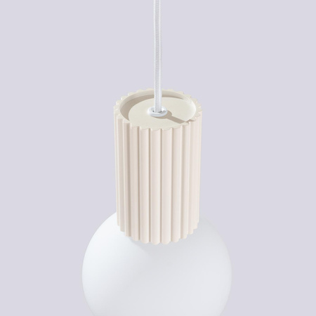 Lampa wisząca HALO 1 beżowa (SL.1719) - Sollux Lighting