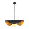 Lampa wisząca ENZO czarno złota 60 cm (ST-F22020601-D60 black) - Step into Design
