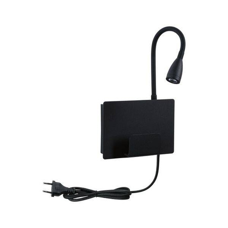 Oprawa ścienna HALINA LED USB-C czarny mat (PL71101) - PAULMANN