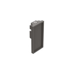EGO Czarny (EGO_END_CAP_HIGH_SENZA_FORO_BK) - Ideal Lux