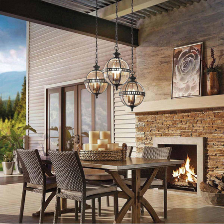 Pojedyncza lampa wisząca Hallero (KL-HALLERON-8M) - Elstead Lighting