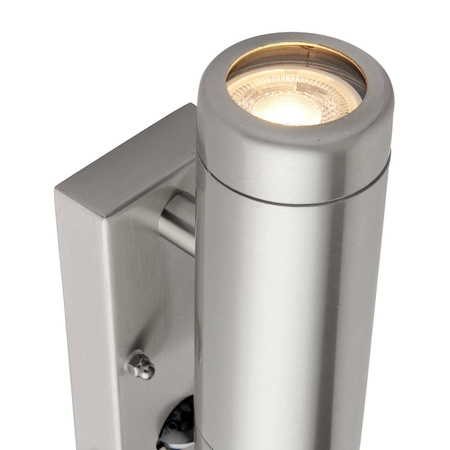Kinkiet Odyssey PIR 2lt wall IP44 7W (97821) - Saxby