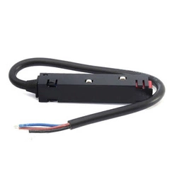 Końcówka zasilająca szynoprzewodu magnetycznego Komatsu 48V - Czarny   (6526) - Shilo