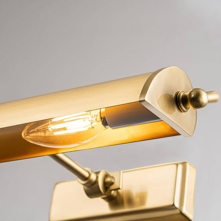 Średnia obrazówka Winchfield - 2 źródła światła - Postarzany mosiądz (WINCHFIELD-PLM-AB) - Elstead Lighting