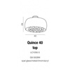 Plafon Quince 40 (LP1056-5TOP) - Azzardo