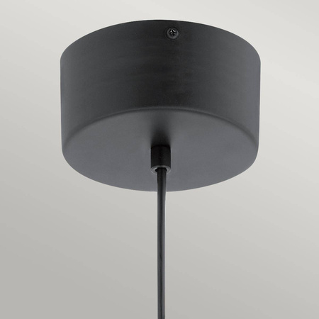 Mała lampa wisząca LED Moonlit - Matowa czerń (QN-MOONLIT-P-MBK) - Quintiesse