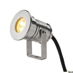 DASAR PROJEKTOR, reflektor outdoor, LED, 3000K, IP68, stal nierdzewna 316, 12-24V, 7W (233570) - SLV