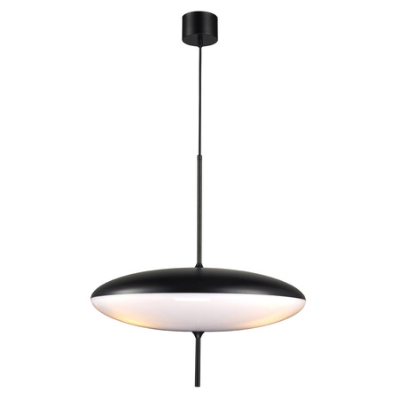 Lampa wisząca PIATTO biało-czarna 50 cm (ST-9222P WB) - Step into Design