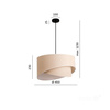 Lampa wisząca BOHO FLOXEN SLANT 1xE27 Kobi Design (001502KOB) - KOBI LIGHT