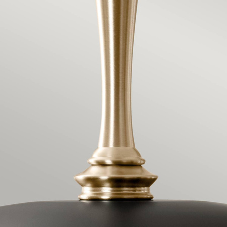 Lampa wisząca Delarosa - 1 źródło światła - Czarny, szampański (KL-DELAROSA-P-BK) - Elstead Lighting