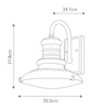 Kinkiet zewnętrzny Redding Station (FE-REDDING2-M-PDB) - Elstead Lighting
