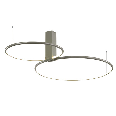 LED CEILING LAMP 60W 3000K ALUMINUM EAGLERISE DRIVER  GREY (20159 Zambelis) - Zambelis