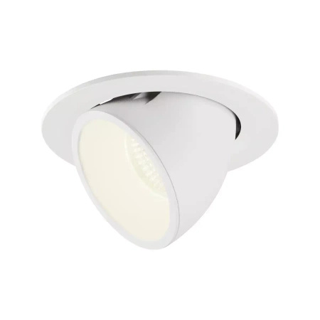 NUMINOS® GIMBLE L, oprawa sufitowa wpuszczana biała 2700 K 55° (1005991) - SLV