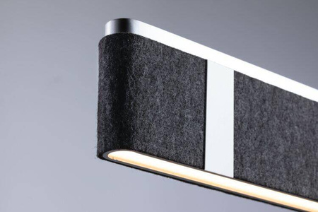 Oprawa wisząca JAGUN LED ZIGBEE 21W 2700K 230V antracyt / metal / filc (PL79995) - PAULMANN