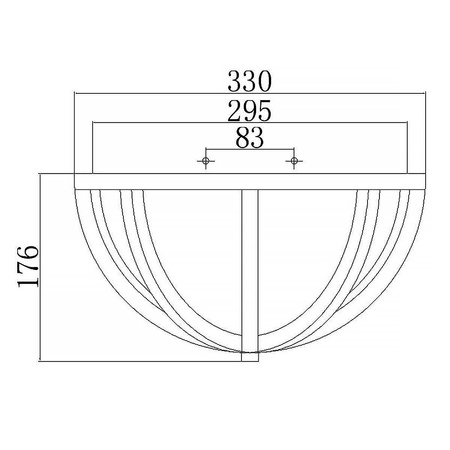 Plafon Allier (FE-ALLIER-F-WW) - Elstead Lighting