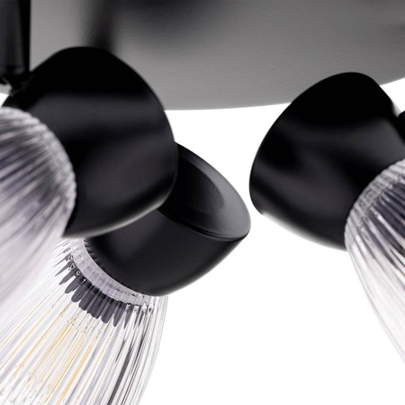 Lampa sufitowa BEST BLACK (round) (ML9973) - Milagro