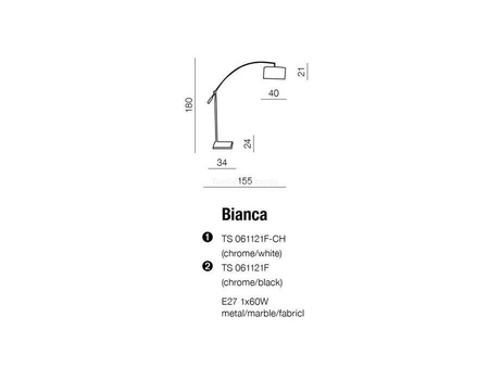 Bianca (chrome/white) (AZ0005) Azzardo
