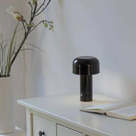 Przenośna, ładowalna lampa AGNES czarna (19190-18) - Paul Neuhaus